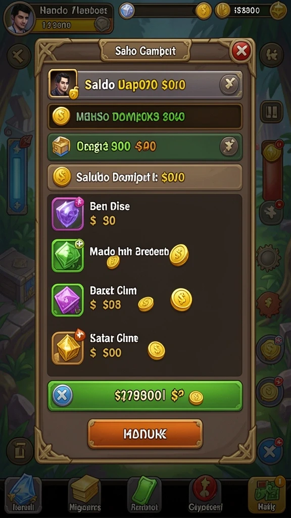 987up - Screenshot menunjukkan karakter dengan berbagai kostum unik.