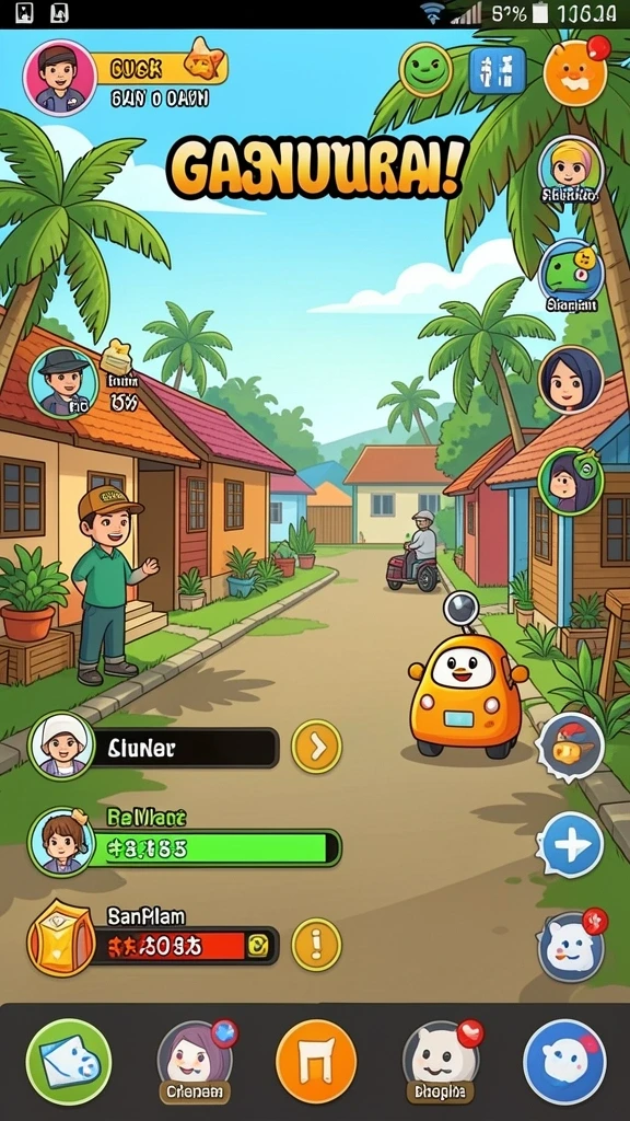 okgames - Tampilan antarmuka OKGAMES yang modern dan menarik.